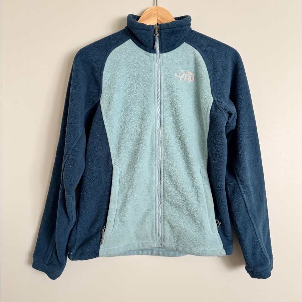 The North Face zip up fleece jacket size S